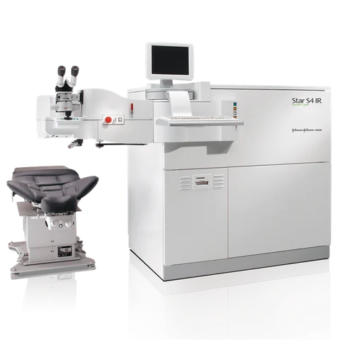 Dispositivo laser ad eccimeri con microscopio per la chirurgia refrattiva