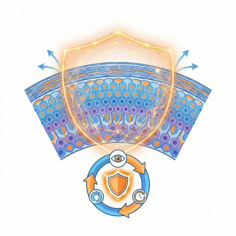 Illustrazione del supporto antiossidante alla retina