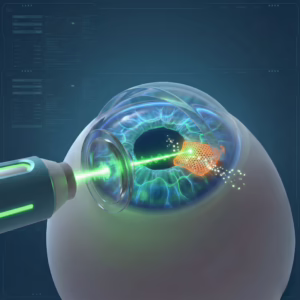 Intervento laser SLT per Glaucoma